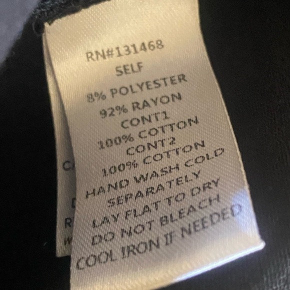 FATE Tassel Hem Black Shift Dress w/Pockets Womens Size Medium Dark Lolita Goth - Picture 8 of 10